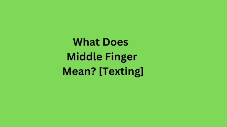 Middle Finger