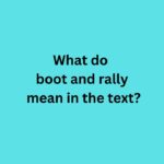 boot and rally