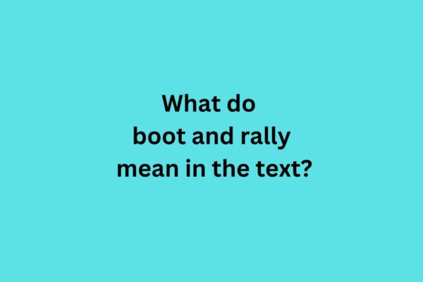 boot and rally